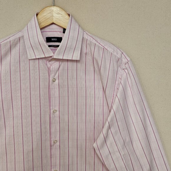 Hugo Boss Regular Fit Button Down 16 - Picture 1 of 6